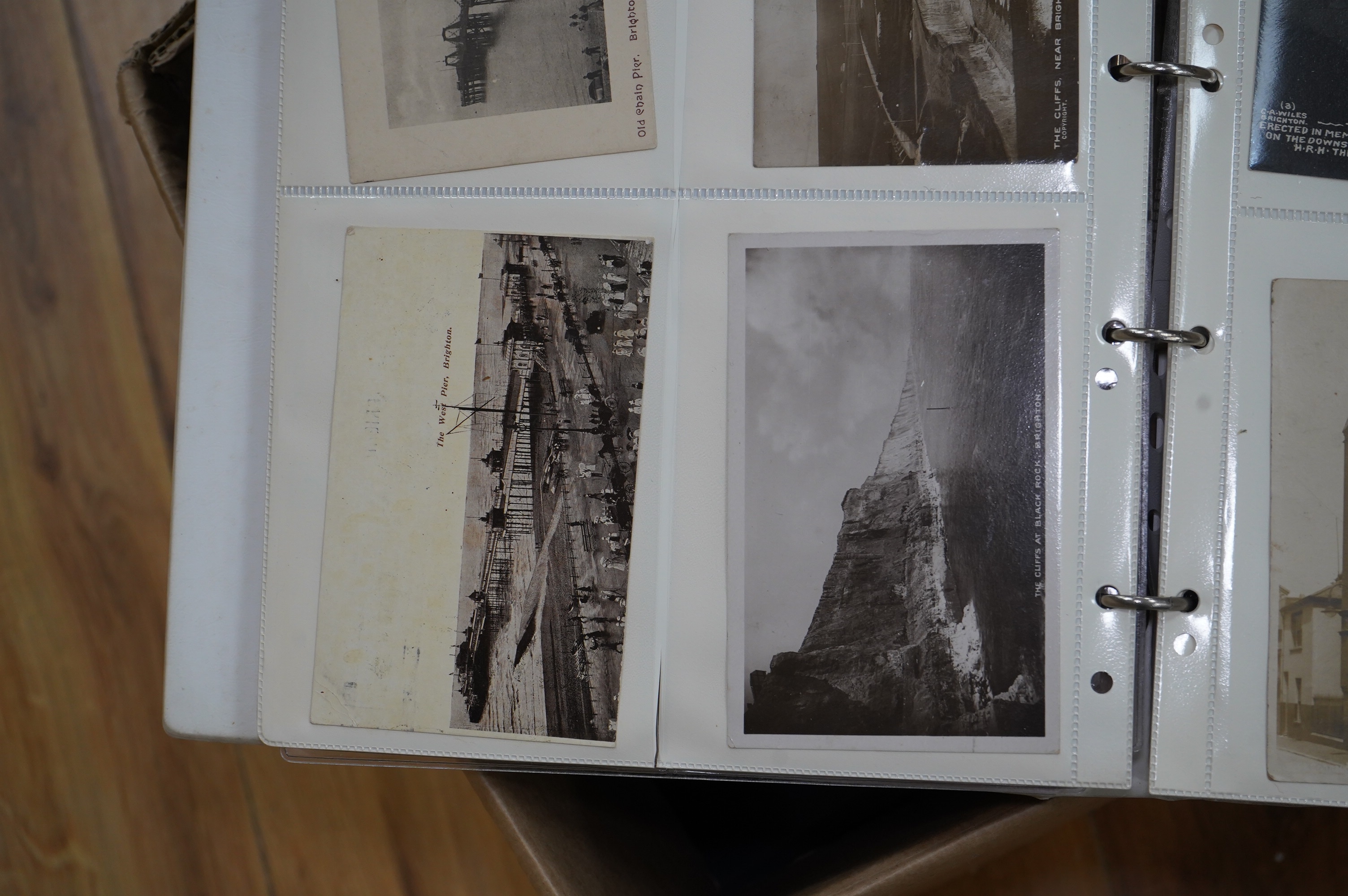 A collection of Brighton postcards and ephemera. Condition - varies